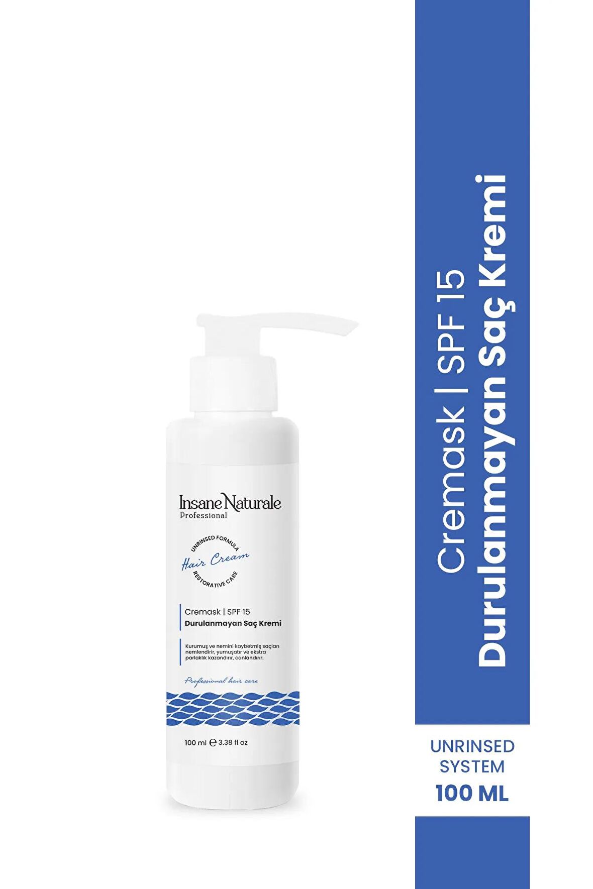 Cremask Durulanmayan Saç Bakım Kremi (VALİZ-SEYAHAT BOY) 100 ml
