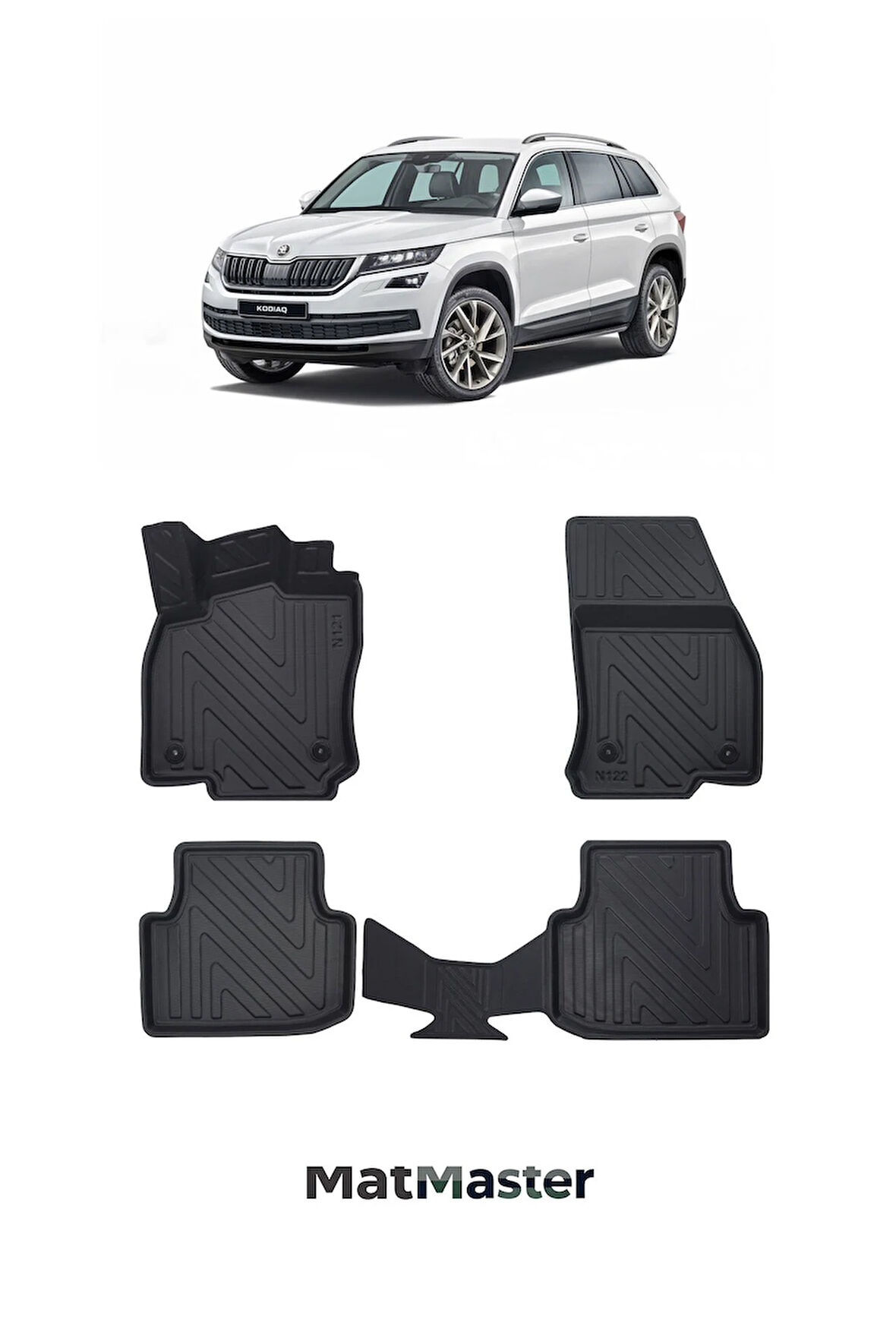 Skoda Kodiaq 2018 Model 5D Ekstra Havuzlu Paspas