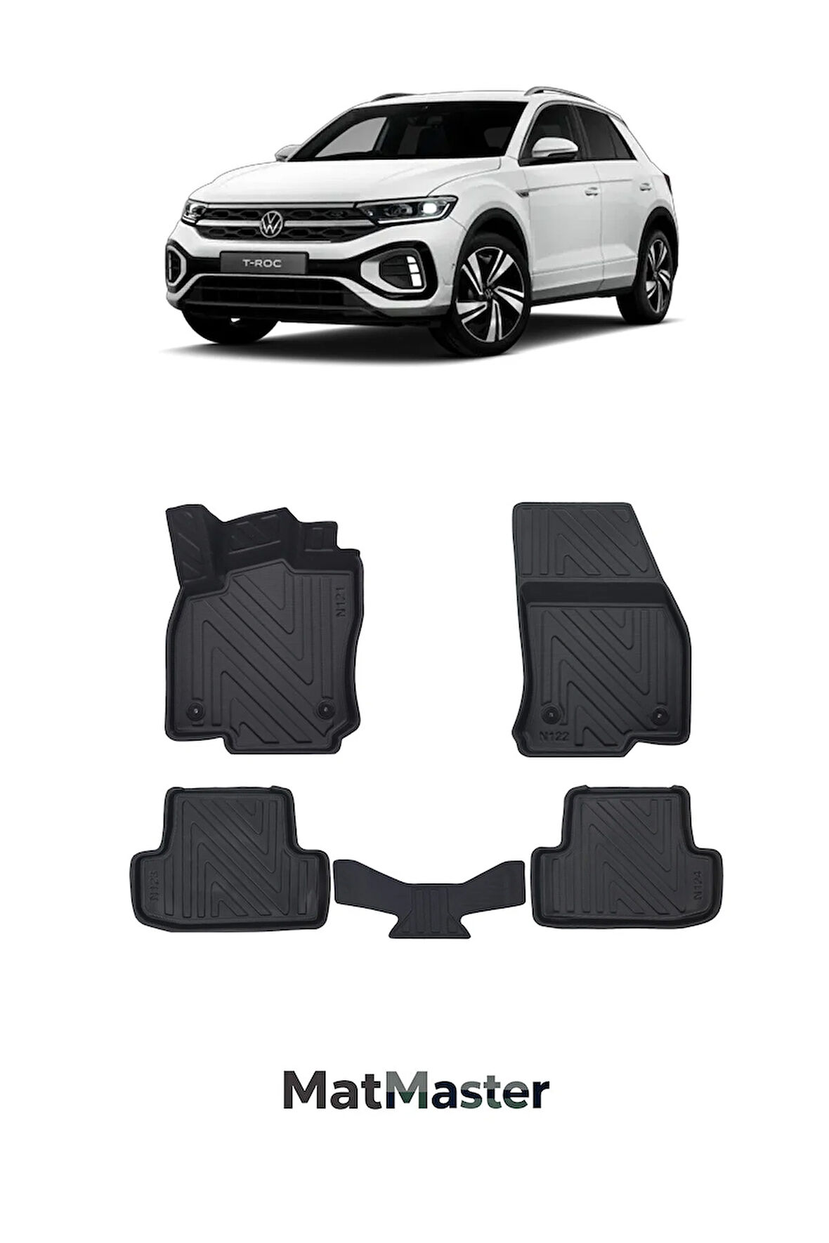 Volkswagen T-roc 2021 Model 5D Ekstra Havuzlu Paspas
