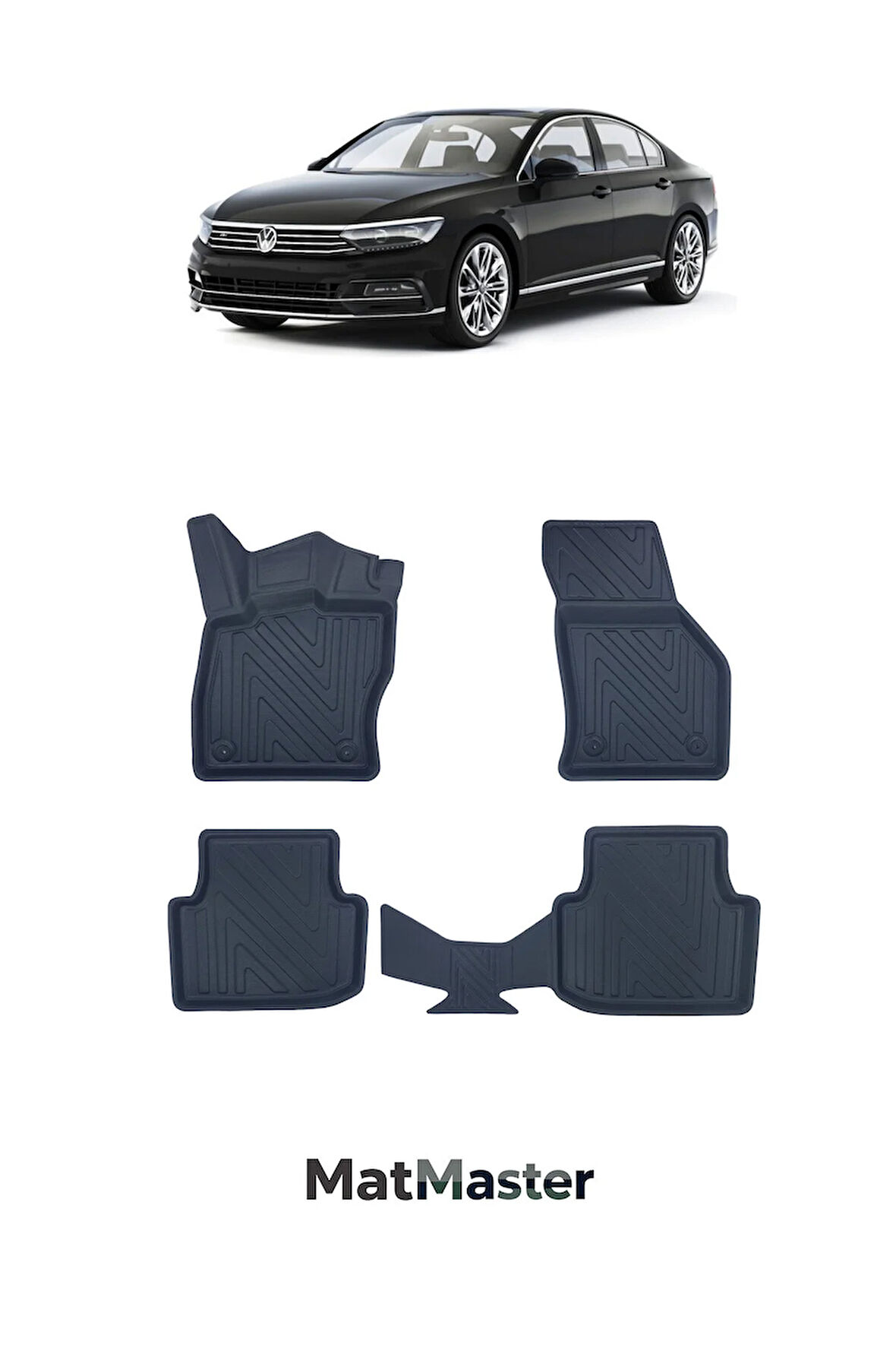Volkswagen Passat B8 2022 Model 5D Ekstra Havuzlu Paspas