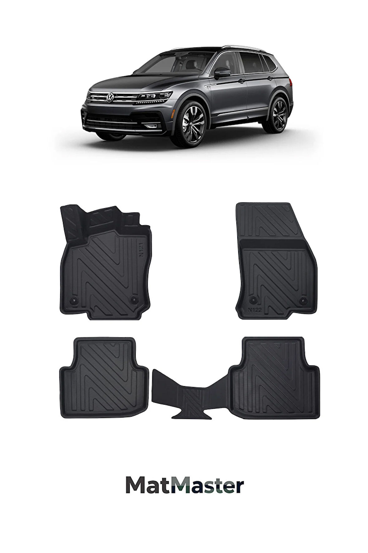 Volkswagen Tiguan 2018 Model 5D Ekstra Havuzlu Paspas