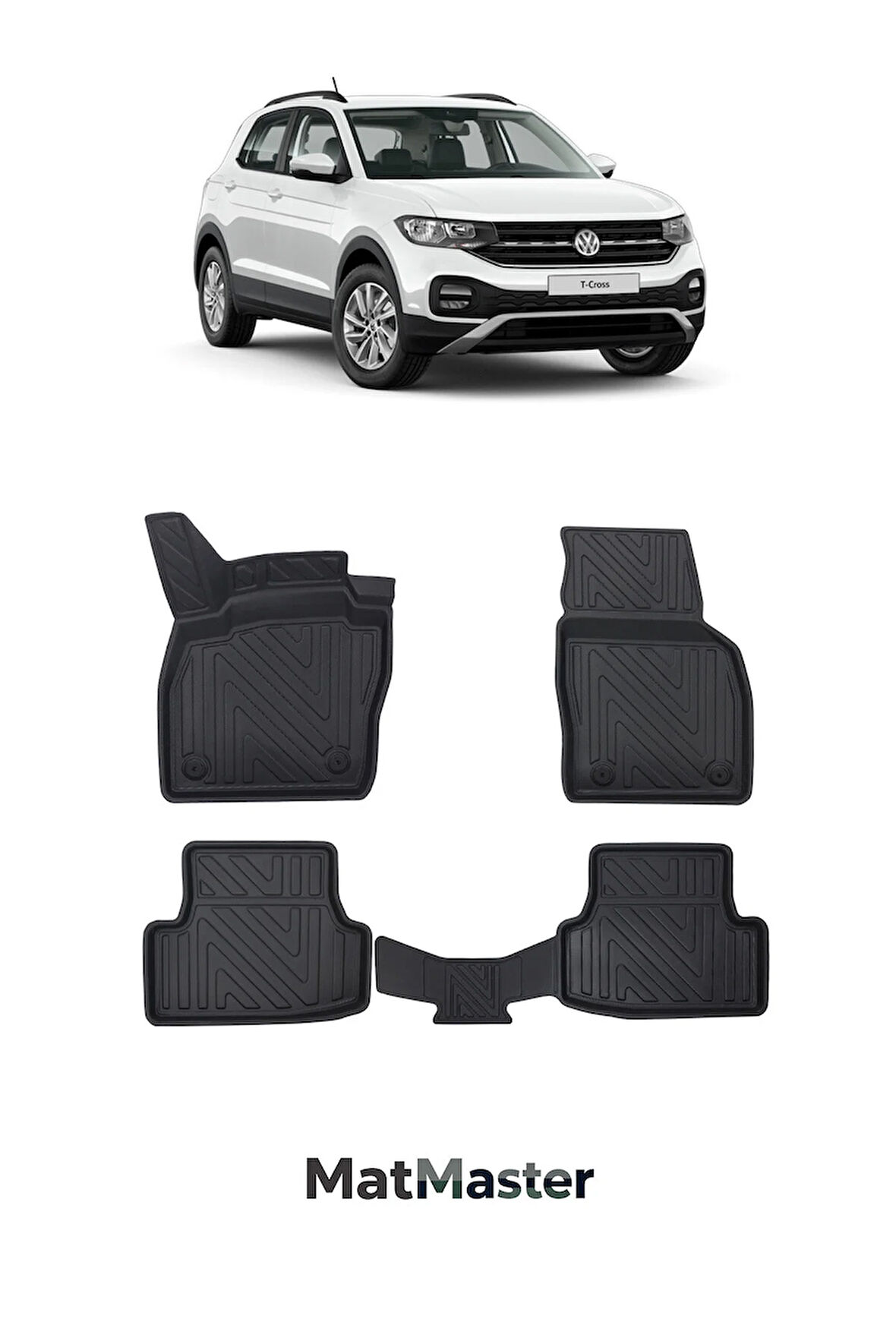 Volkswagen T-Cross 2021 Model 5D Ekstra Havuzlu Paspas