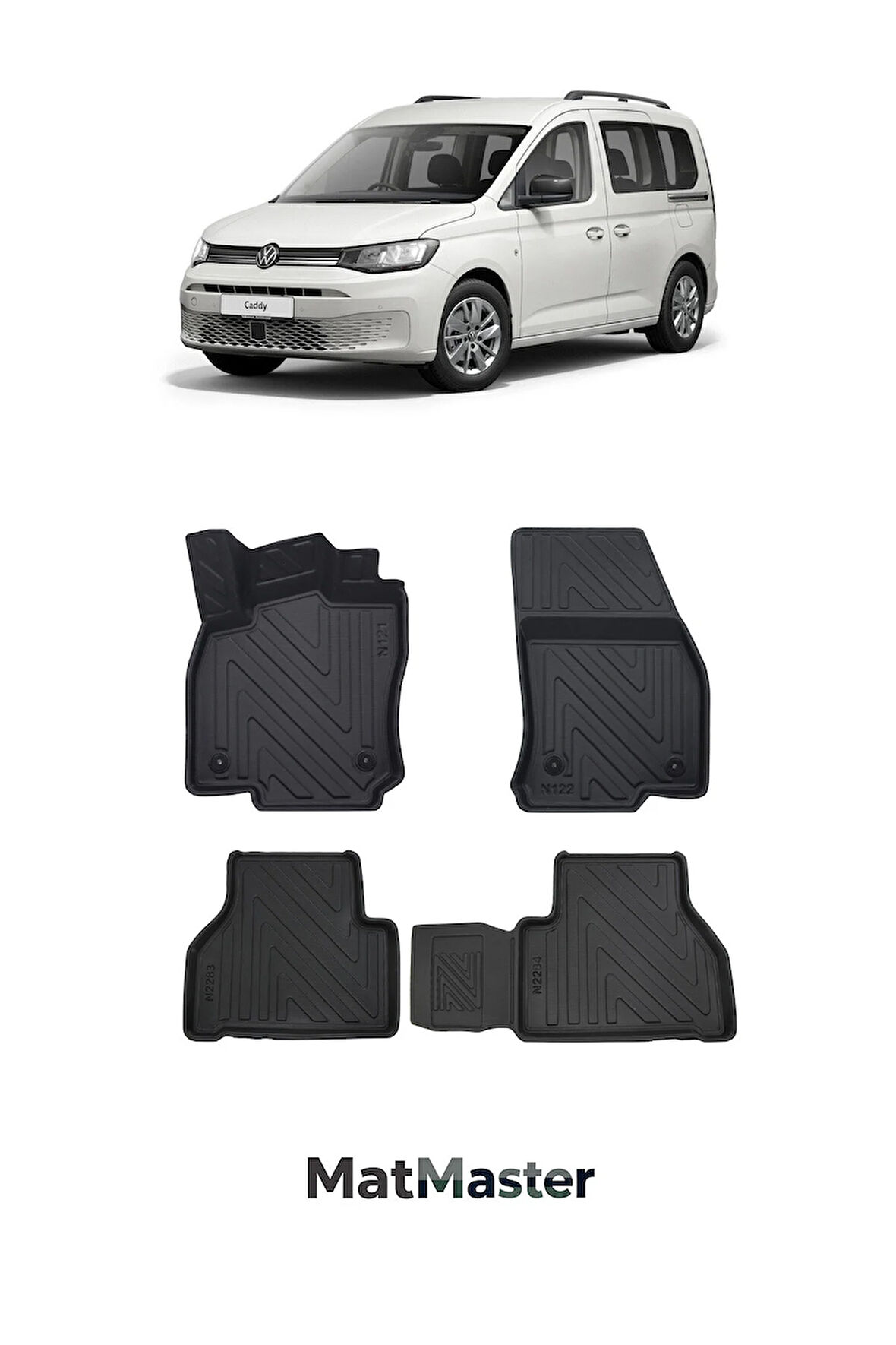 Volkswagen Caddy 2021 Model 5D Ekstra Havuzlu Paspas