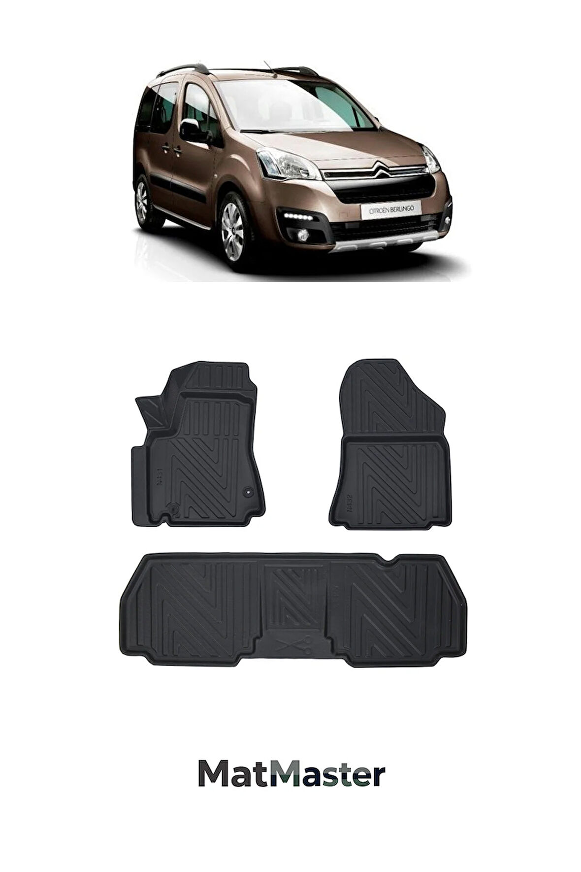 Citroen Berlingo 2012 Model 5D Ekstra Havuzlu Paspas