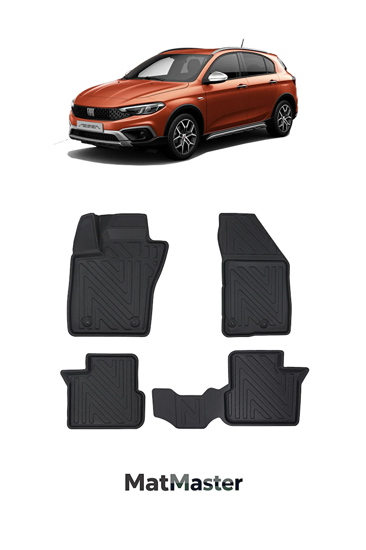 Fiat Egea Cross 2025 Model 5D Ekstra Havuzlu Paspas