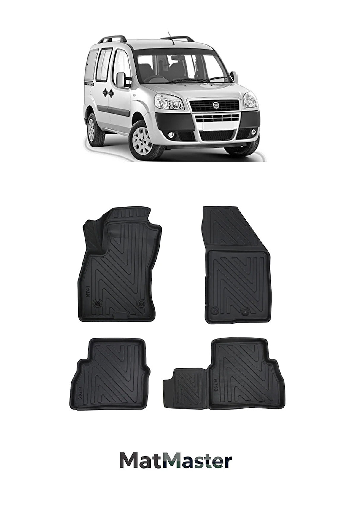 Fiat Doblo 2010 Model 5D Ekstra Havuzlu Paspas