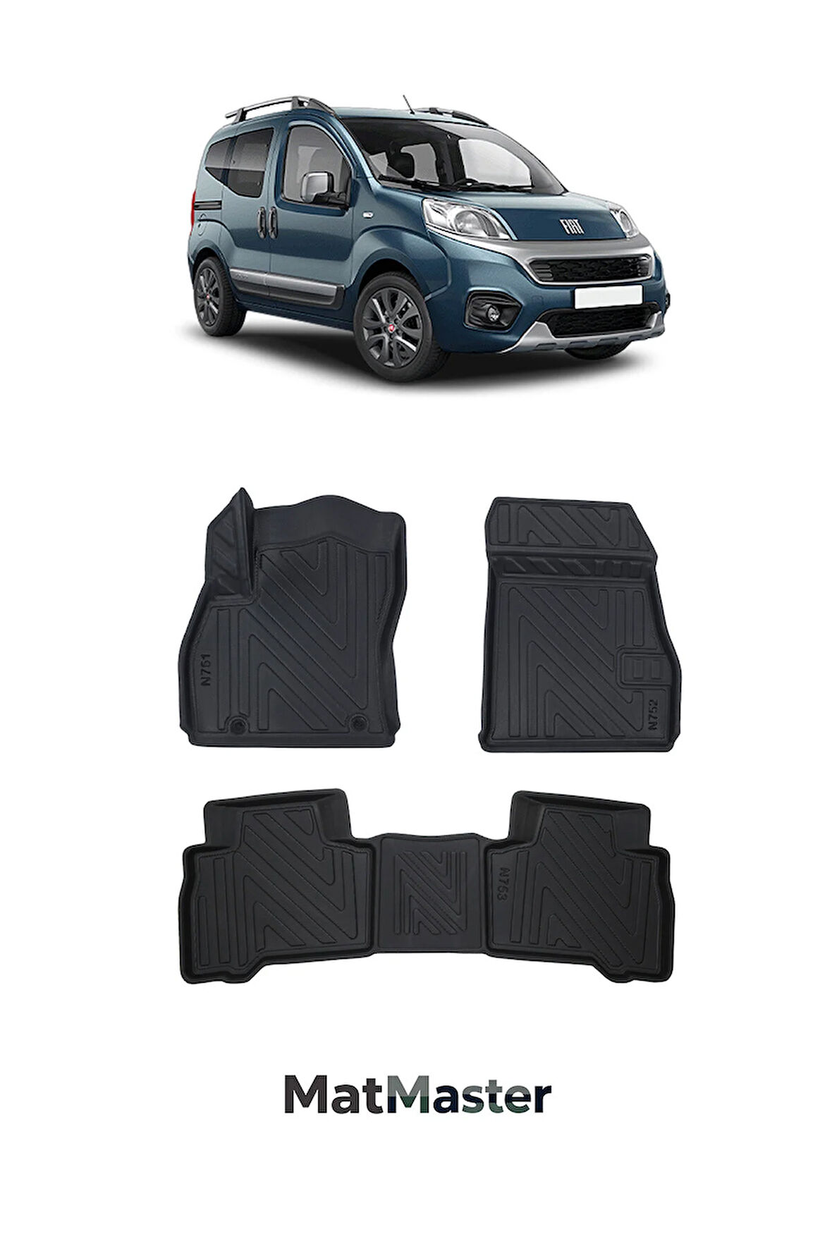 Fiat Fiorino 2022 Model 5D Ekstra Havuzlu Paspas