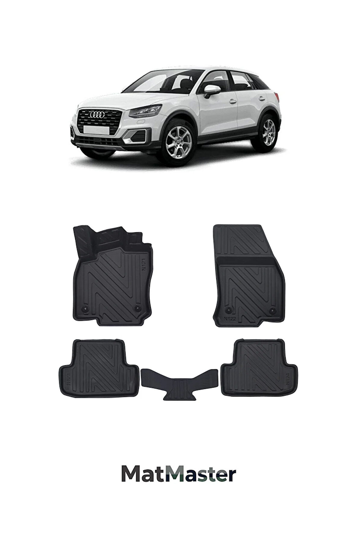 Audi Q2 2019 Model 5D Ekstra Havuzlu Paspas