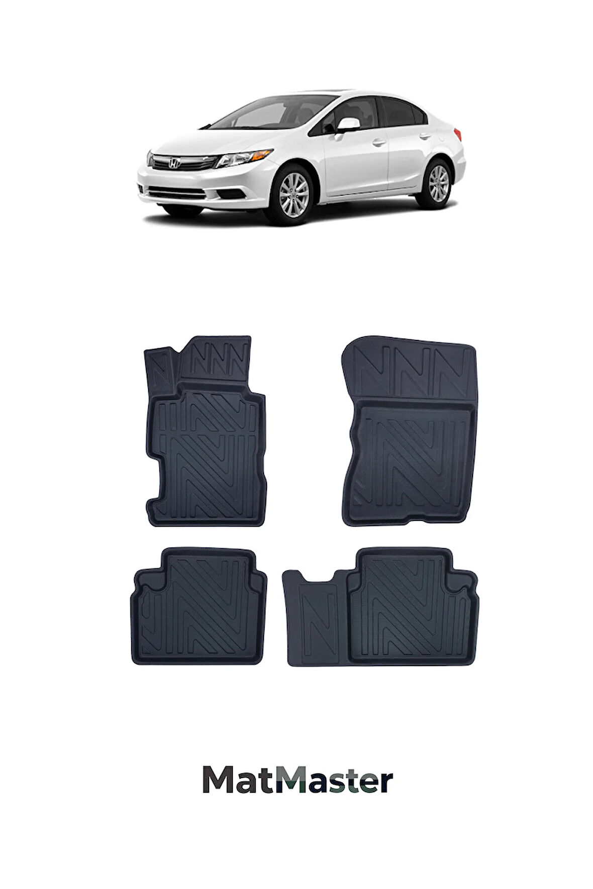 Honda Civic FD6 2008 Model 5D Ekstra Havuzlu Paspas