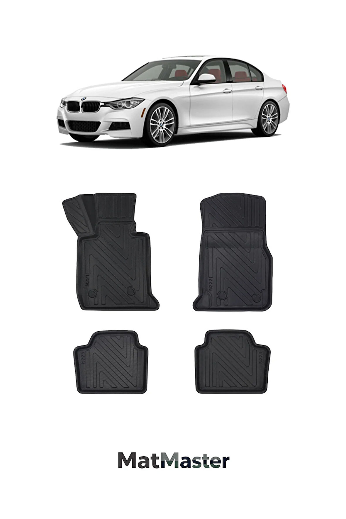 Bmw 3 Serisi F30 2017 Model 5D Ekstra Havuzlu Paspas