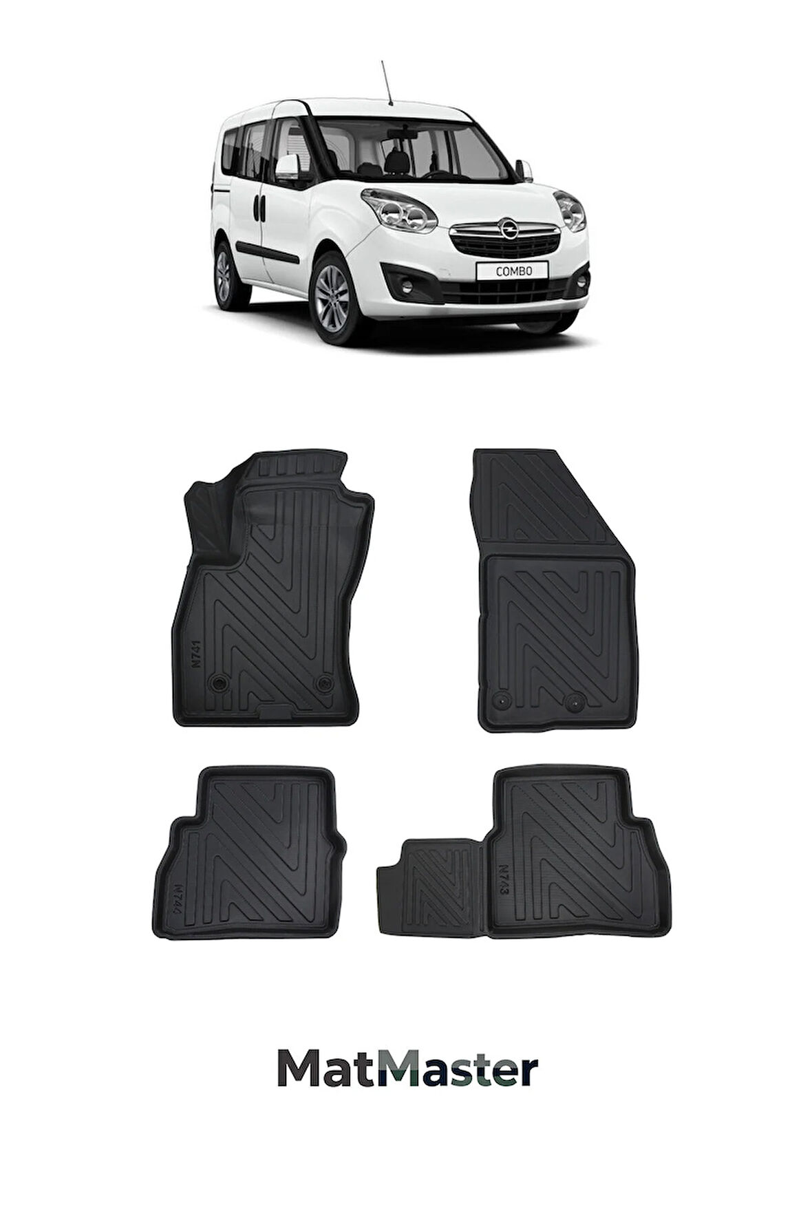 Opel Combo 2011 Model 5D Ekstra Havuzlu Paspas