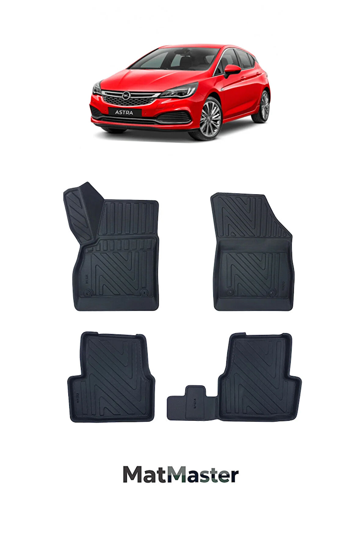 Opel Astra K 2021 Model 5D Ekstra Havuzlu Paspas