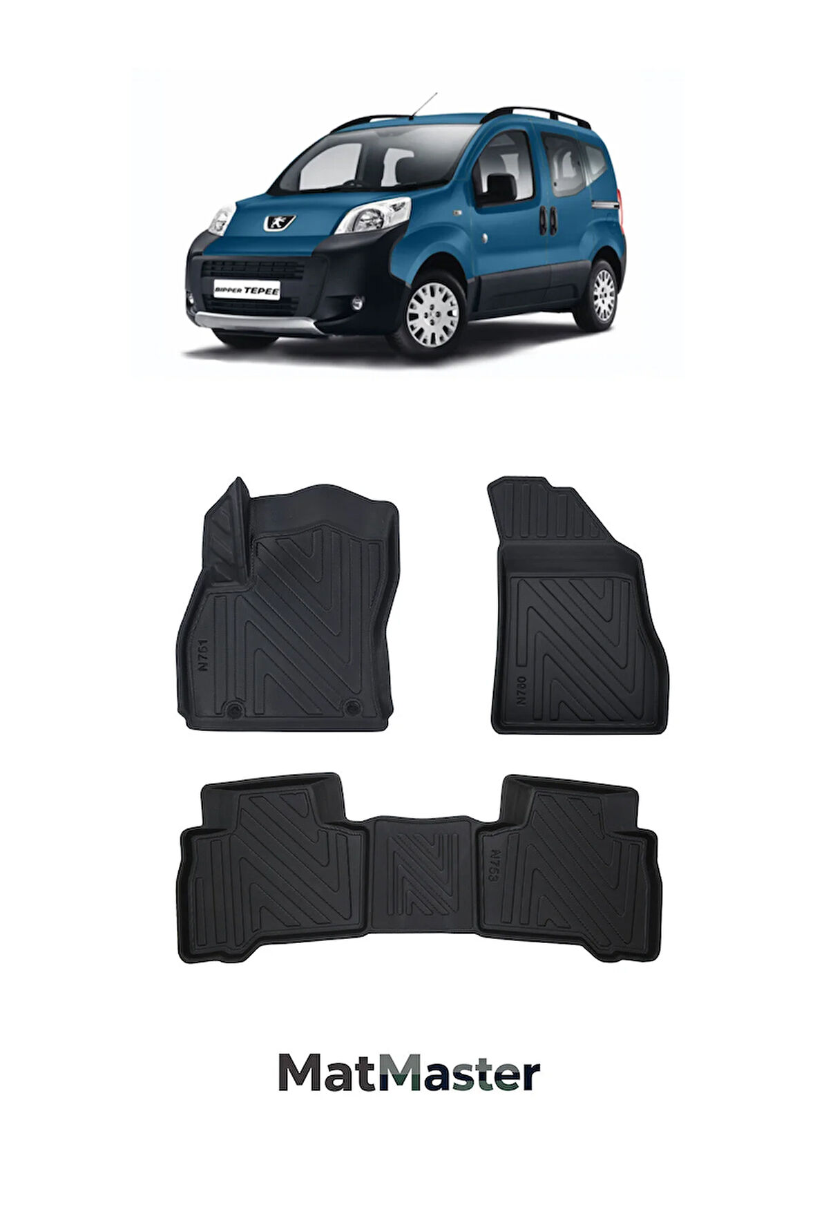 Peugeot Bipper 2009 Model 5D Ekstra Havuzlu Paspas