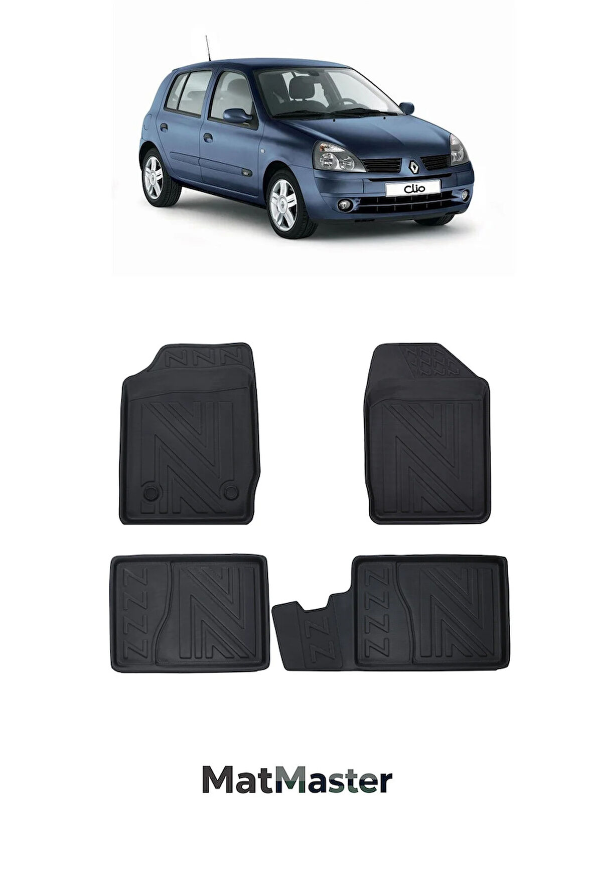 Renault Clio 2 2004 Model 5D Ekstra Havuzlu Paspas