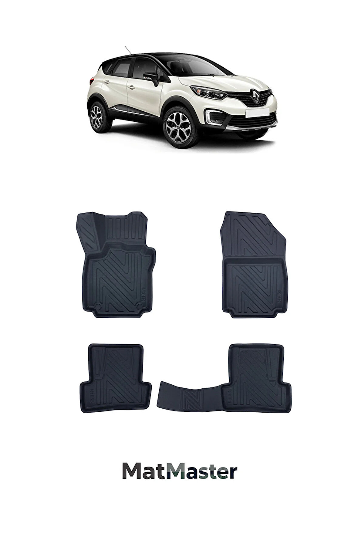 Renault Captur 2015 Model 5D Ekstra Havuzlu Paspas