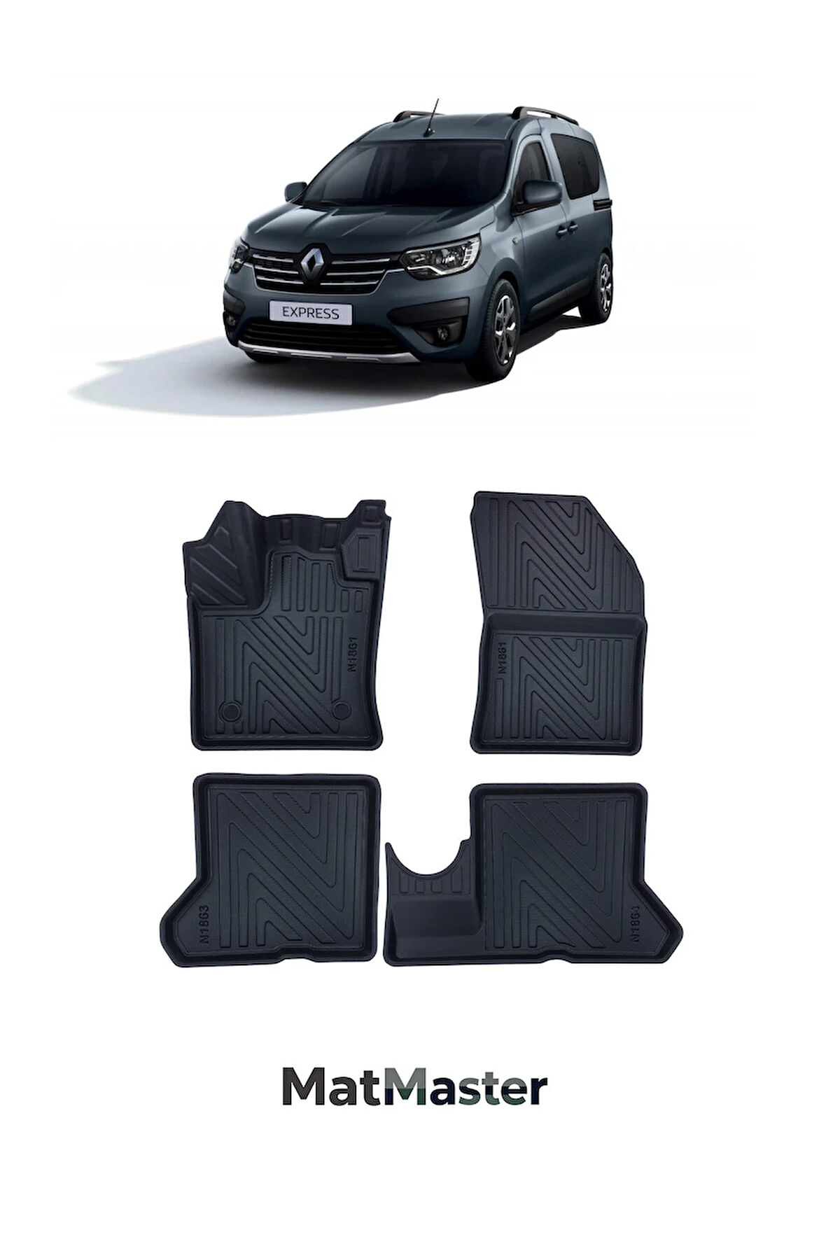 Renault Express 2025 Model 5D Ekstra Havuzlu Paspas