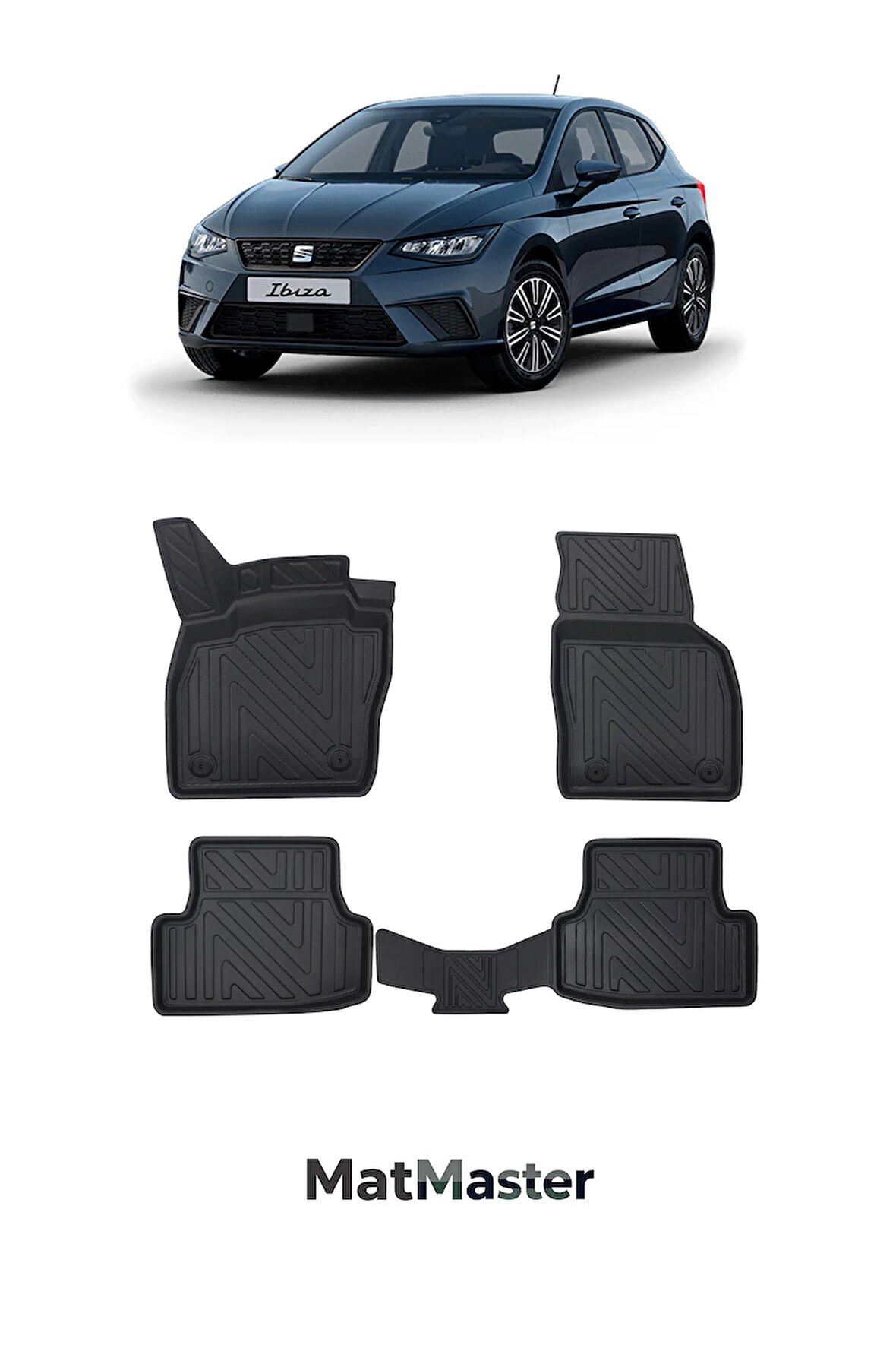 Seat İbiza 2025 Model 5D Ekstra Havuzlu Paspas