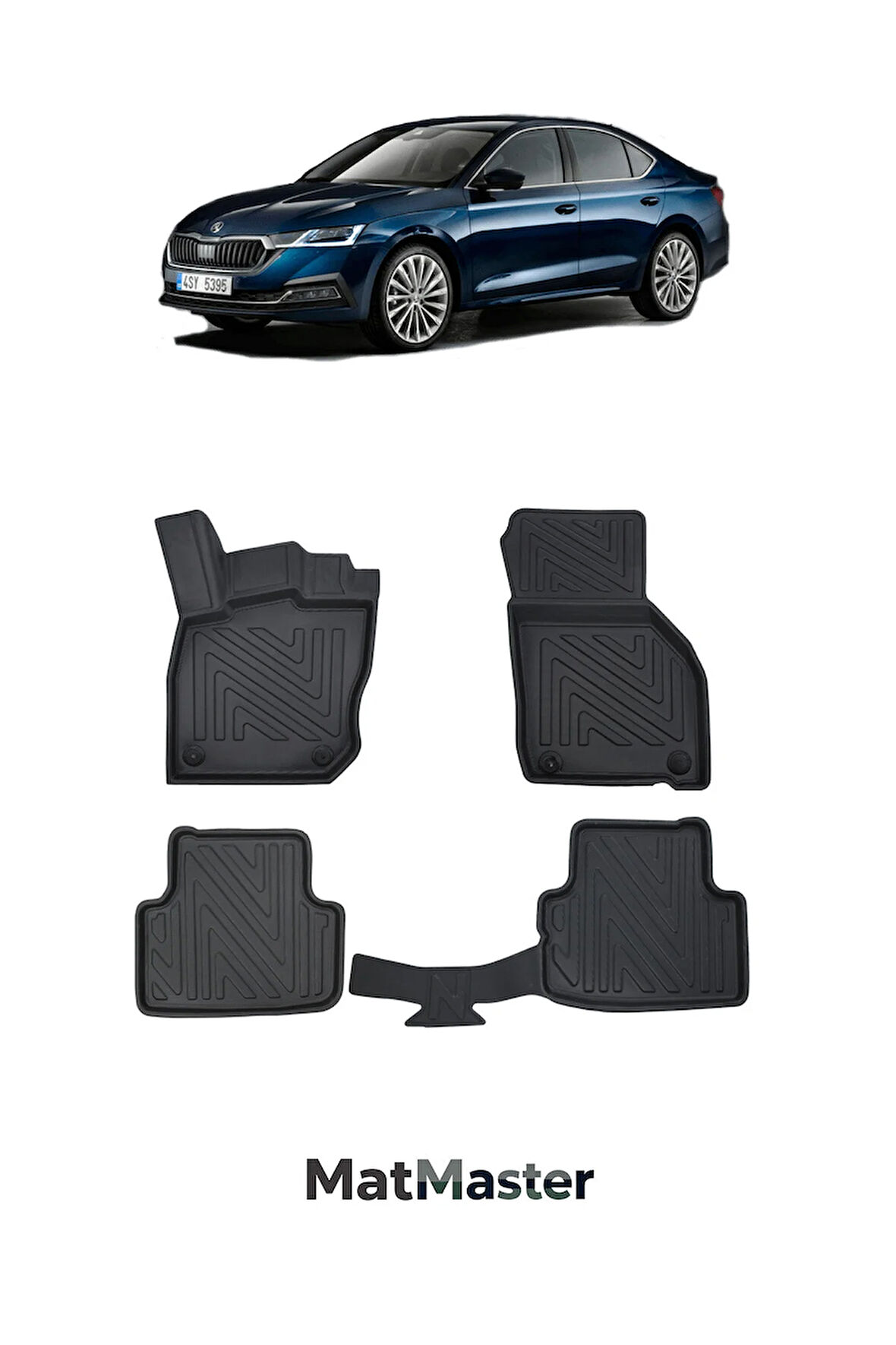 Skoda Octavia 2022 Model 5D Ekstra Havuzlu Paspas