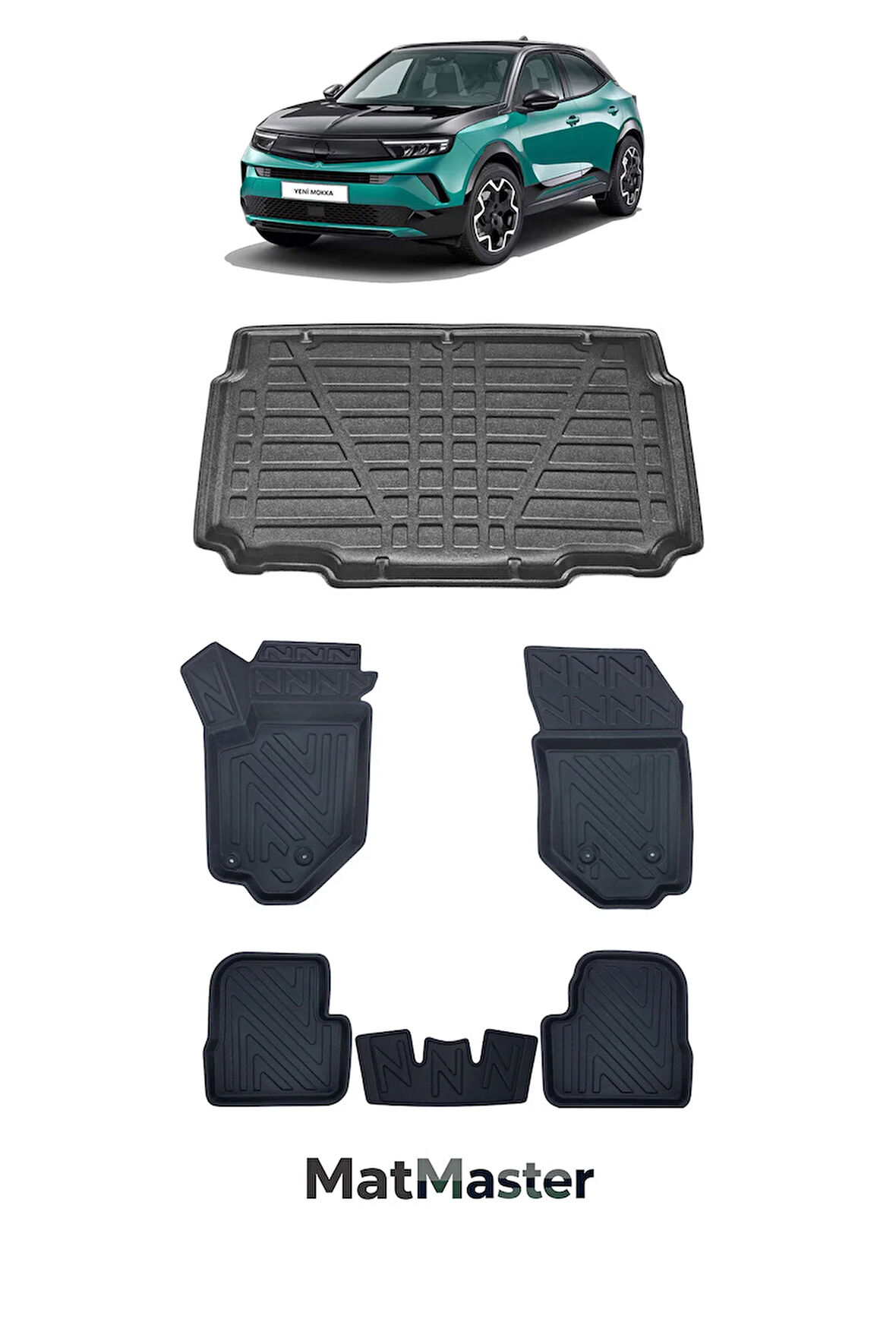 Opel Mokka Elektrikli 2024 Model 5D Premium Ekstra Havuzlu Paspas Ve Bagaj Havuzu Set