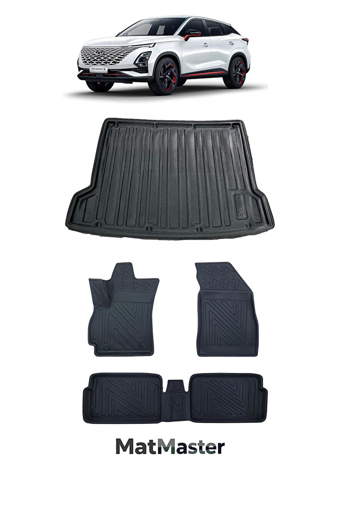 Chery FX 2022 Model 5D Premium Ekstra Havuzlu Paspas Ve Bagaj Havuzu Set