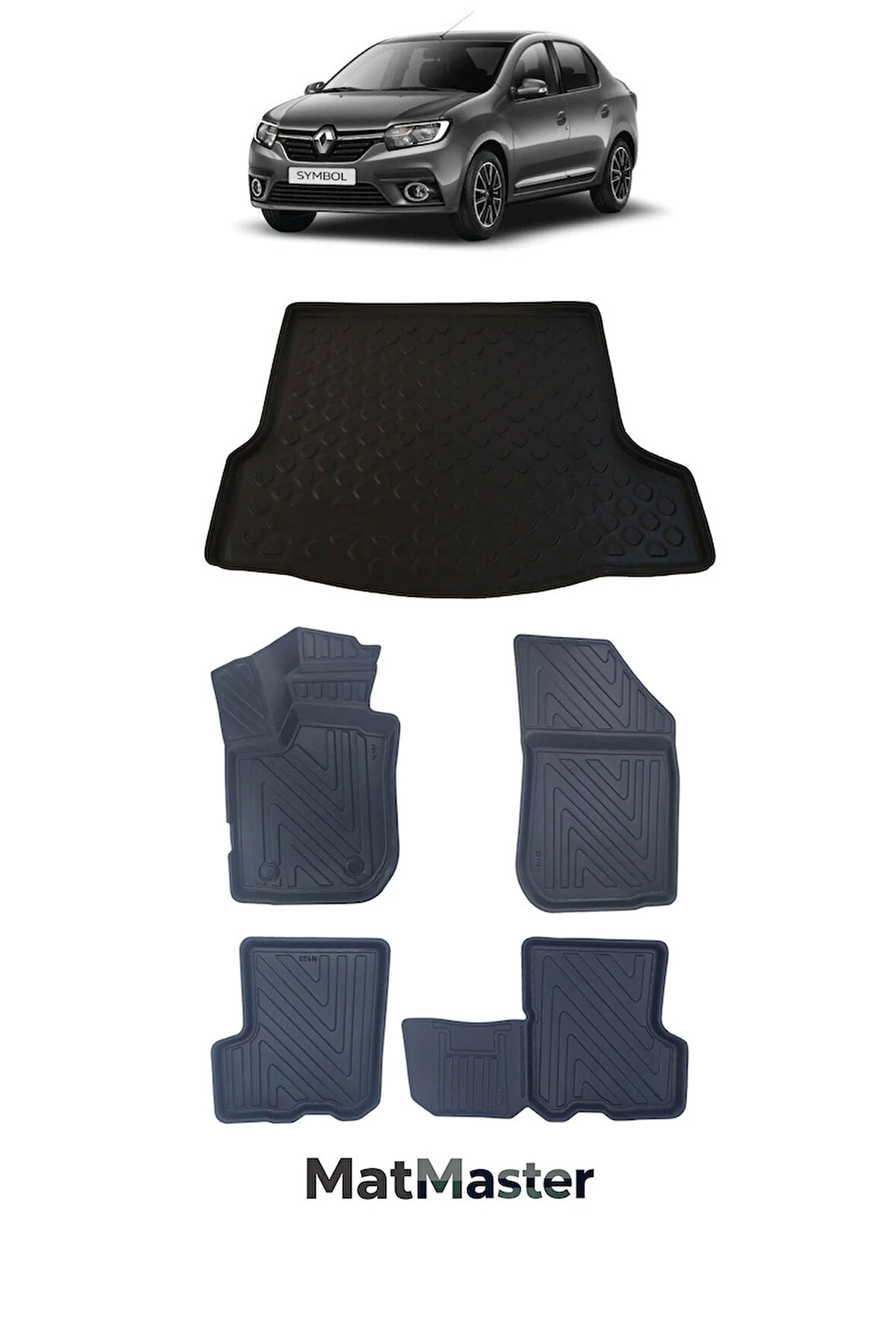 Renault Symbol 2014 Model 5D Premium Ekstra Havuzlu Paspas Ve Bagaj Havuzu Set