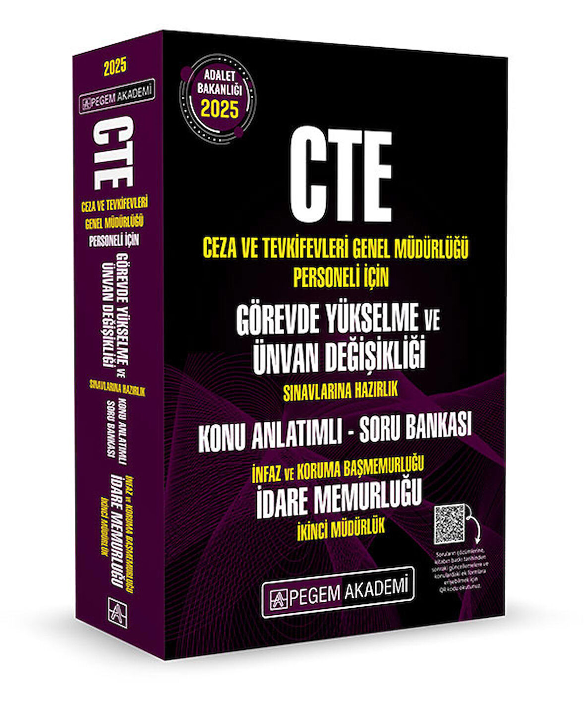 2025 CTE Adalet Bakanlığı Ceza ve Tevkifevleri Genel Müdürlüğü Personeli İçin Görevde Yükselme ve Ünvan Değişikliği Konu Anlatımlı Soru Bankası İdare Memurluğu