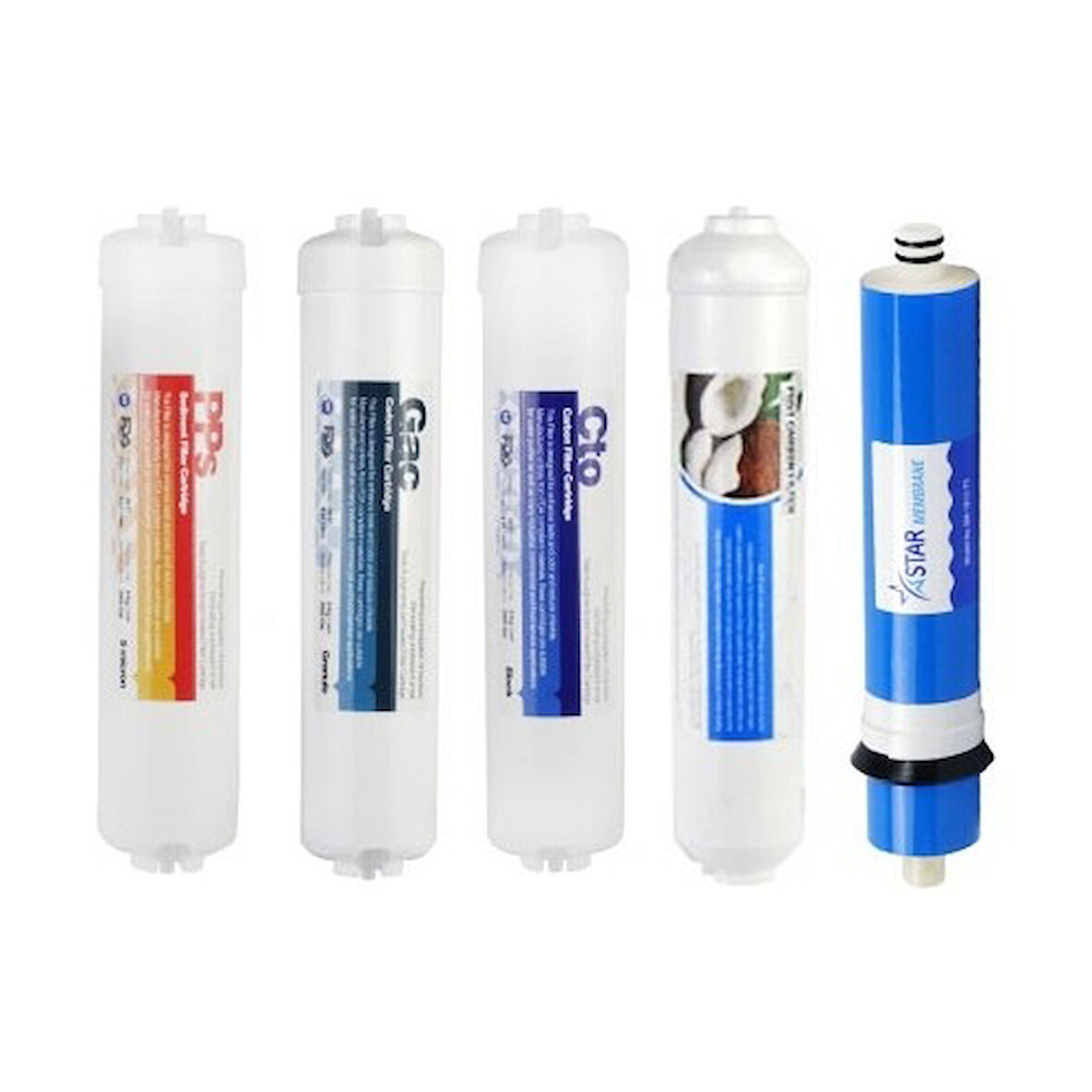 Bir Bardak Su 2,5 Inc Quick 5'li Filtre Seti