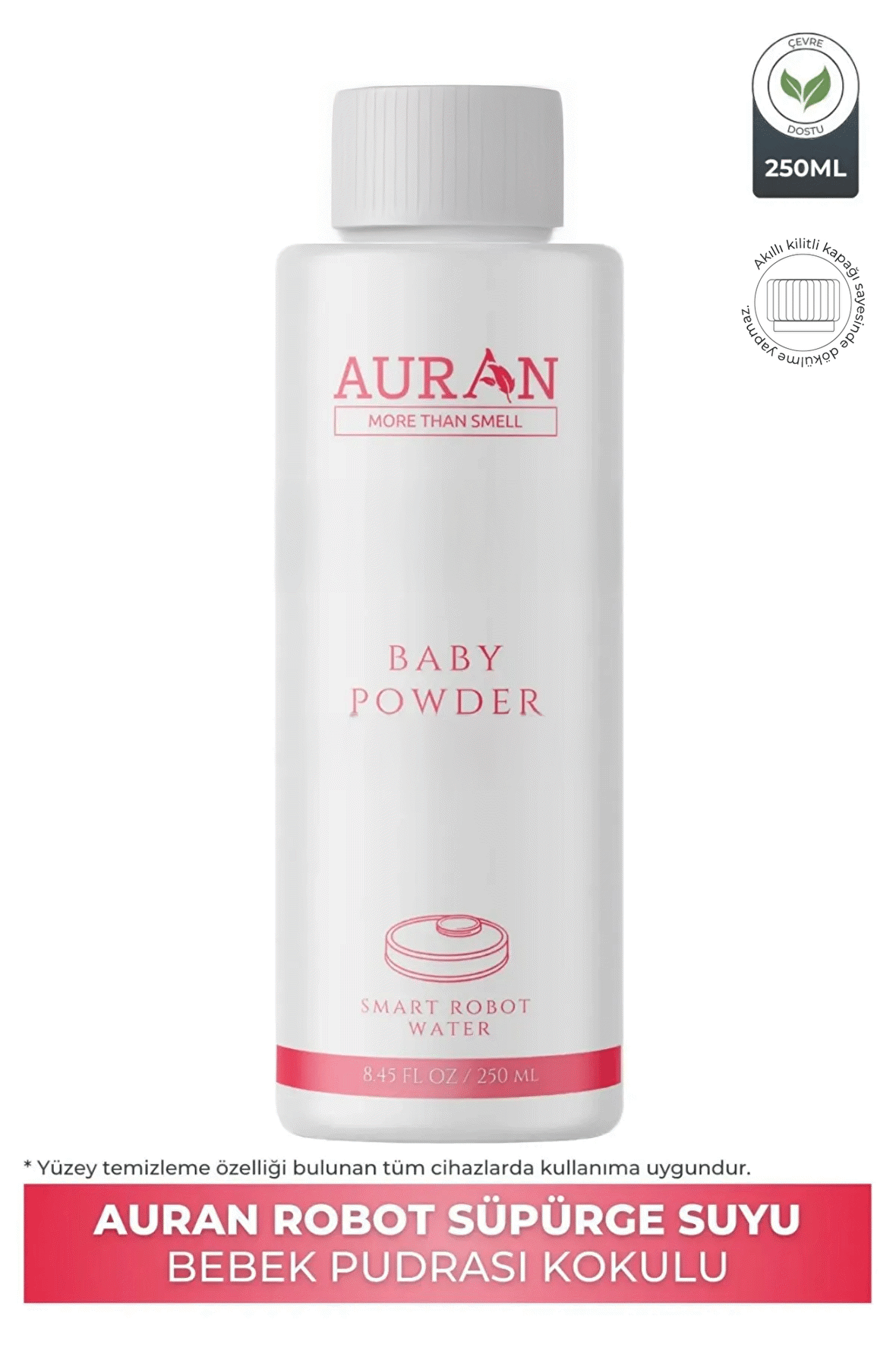 Bebek Pudrası Kokulu Akıllı Robot Süpürge Suyu,Sprey Mop Suyu,Yüzey Temizleyici 250ml