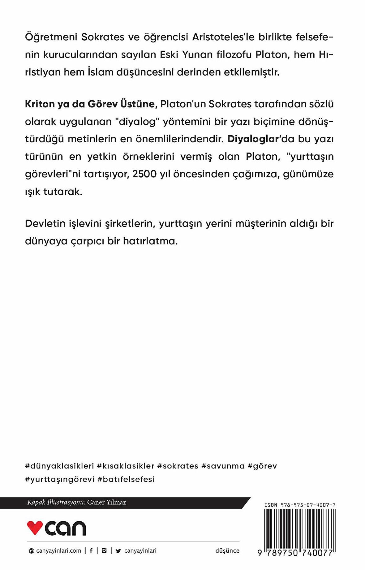 Kriton ya da Görev Üstüne (Kısa Klasik)