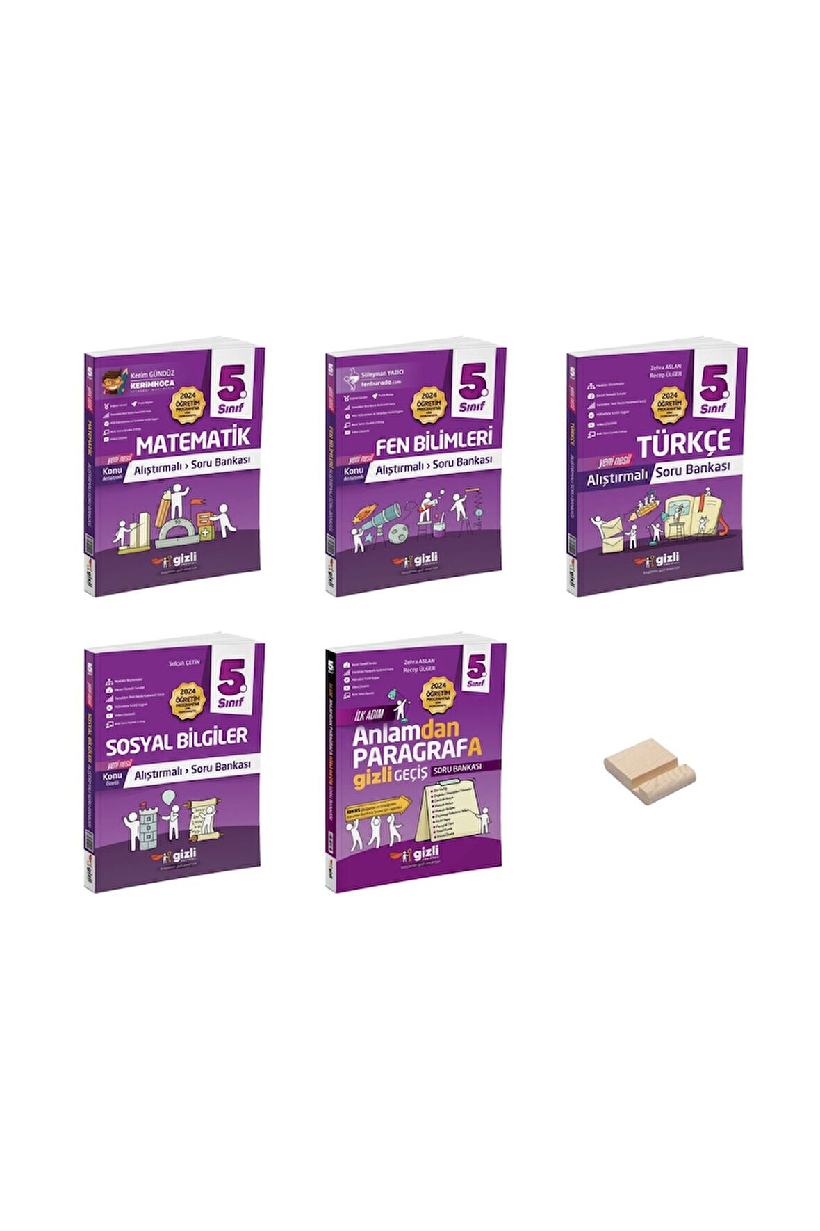 5. Sınıf Konu Anlatımlı Alıştırmalı Tüm Dersler Soru Bankası 5li Set