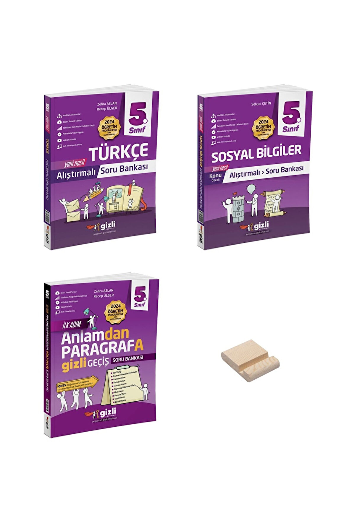 5. Sınıf Konu Anlatımlı Alıştırmalı Türkçe Sosyal ve Paragraf Soru Bankası 3 Kitap