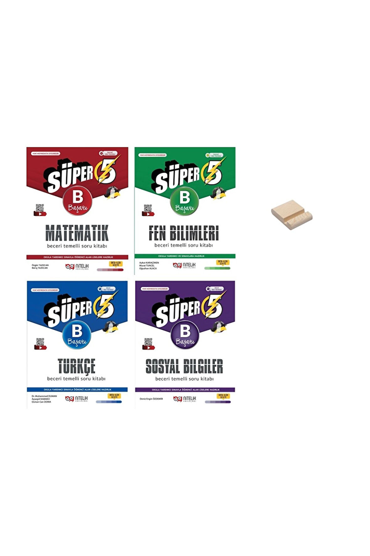 5. Sınıf Beceri Temelli B Matematik Fen Türkçe ve Sosyal 4lü Set Soru Bankası