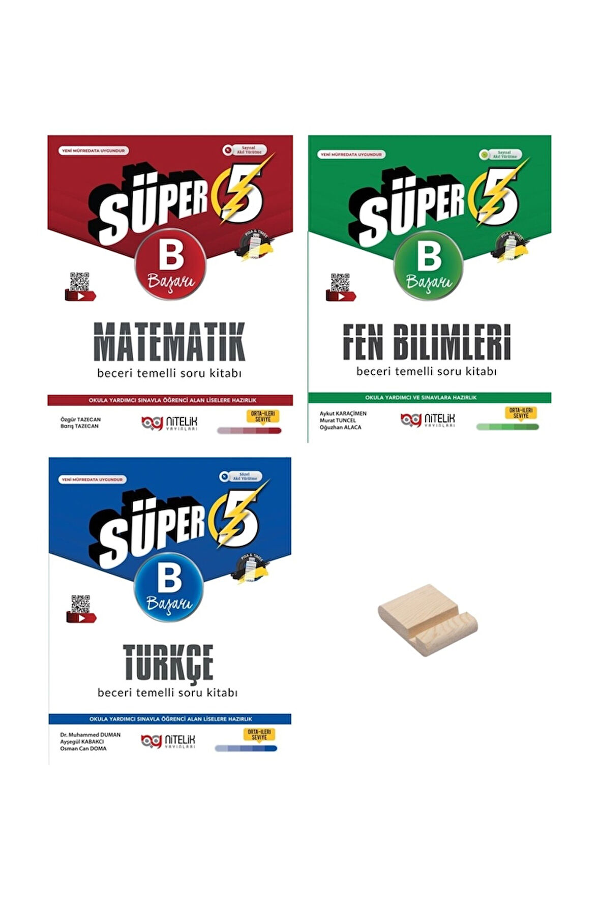 5. Sınıf Beceri Temelli B Matematik Fen ve Türkçe 3lü Soru Bankası