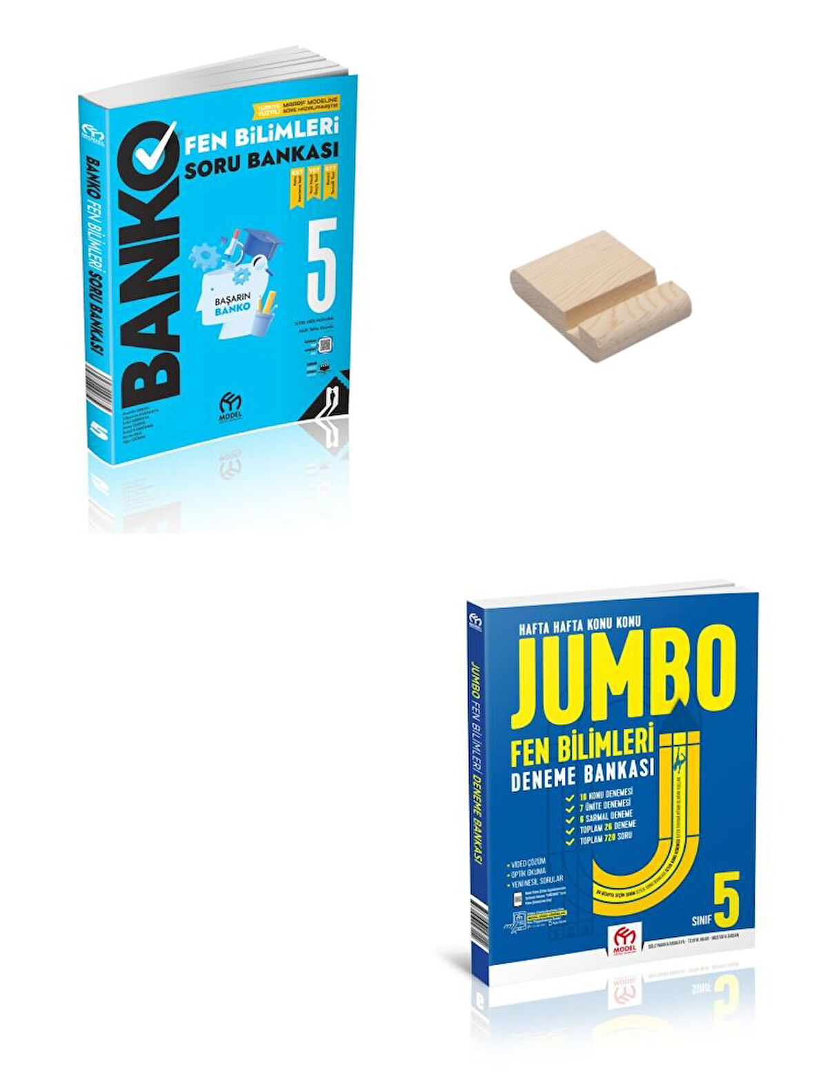 Model Eğitim 5. Sınıf BANKO-JUMBO Fen Bilimleri Soru ve Deneme Bankası + Telefon Standı