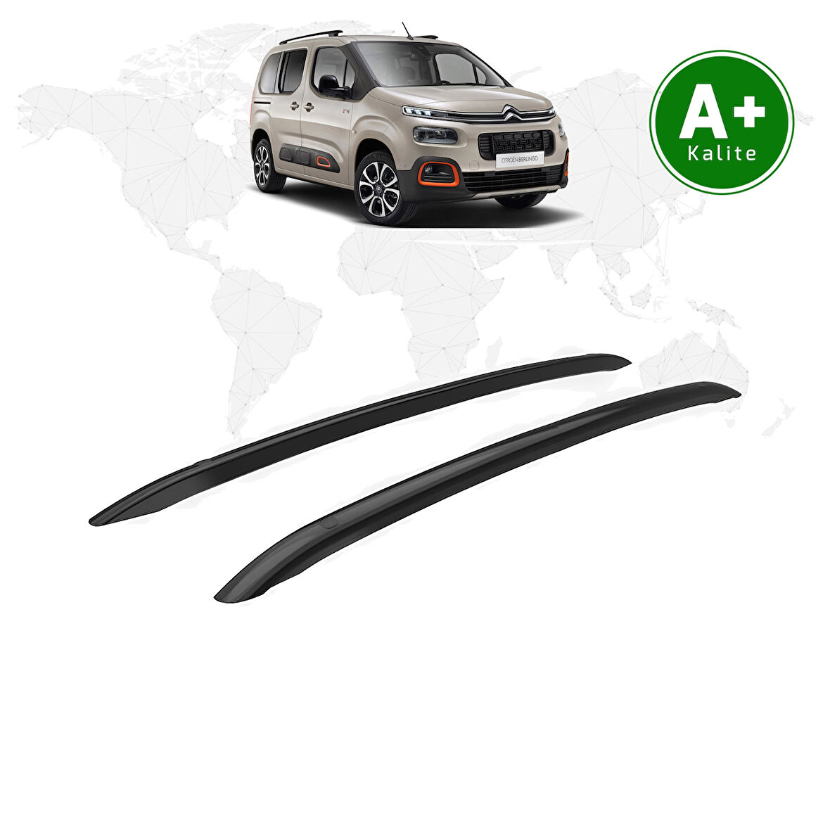 Citroen Berlingo OEM Tip Tavan Çıtası Kısa Şasi 2019 Model Ve Sonrası