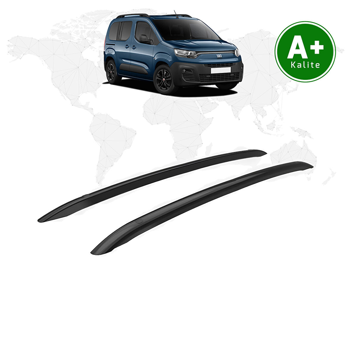 Fiat Doblo OEM Tip Tavan Çıtası Kısa Şasi 2023 Model Ve Sonrası