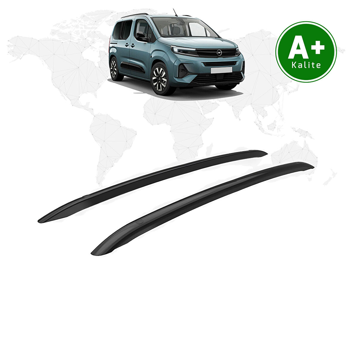 Opel Combo OEM Tip Tavan Çıtası Kısa Şasi 2024 Model Ve Sonrası