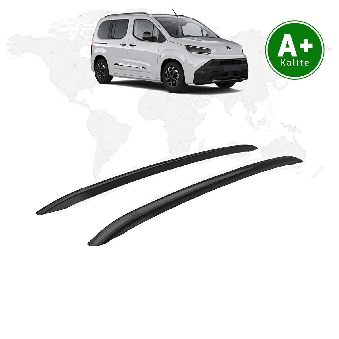 Toyota Proace City OEM Tip Tavan Çıtası Kısa Şasi 2024 Model Ve Sonrası