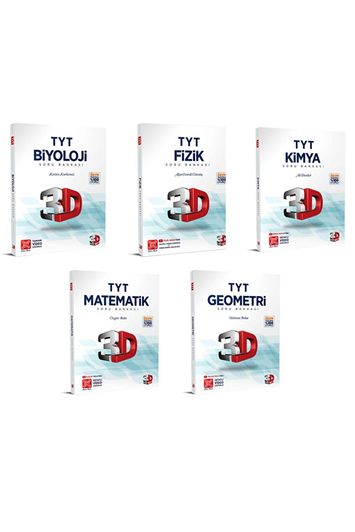 2026 TYT Sayısal Soru Bankası Seti 3D Yayınları Paragraf 2 Deneme Hediye