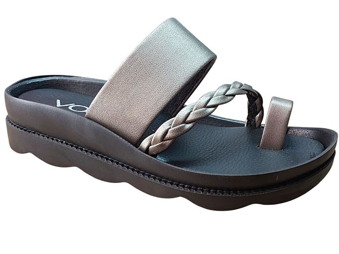 VOGA 1724 PLATİN CİLT PARMAK ARASI COMFORT CASUAL ANAATOMİK TERLİK
