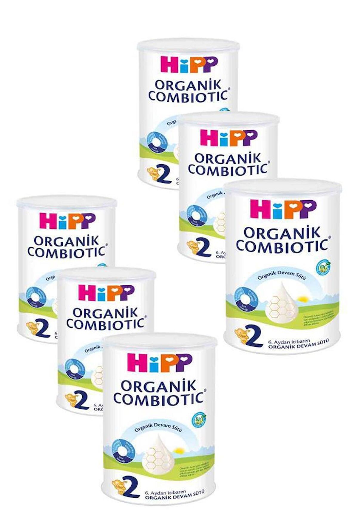Hipp 2 Organik Combiotic Devam Sütü 350 gr 6 lı