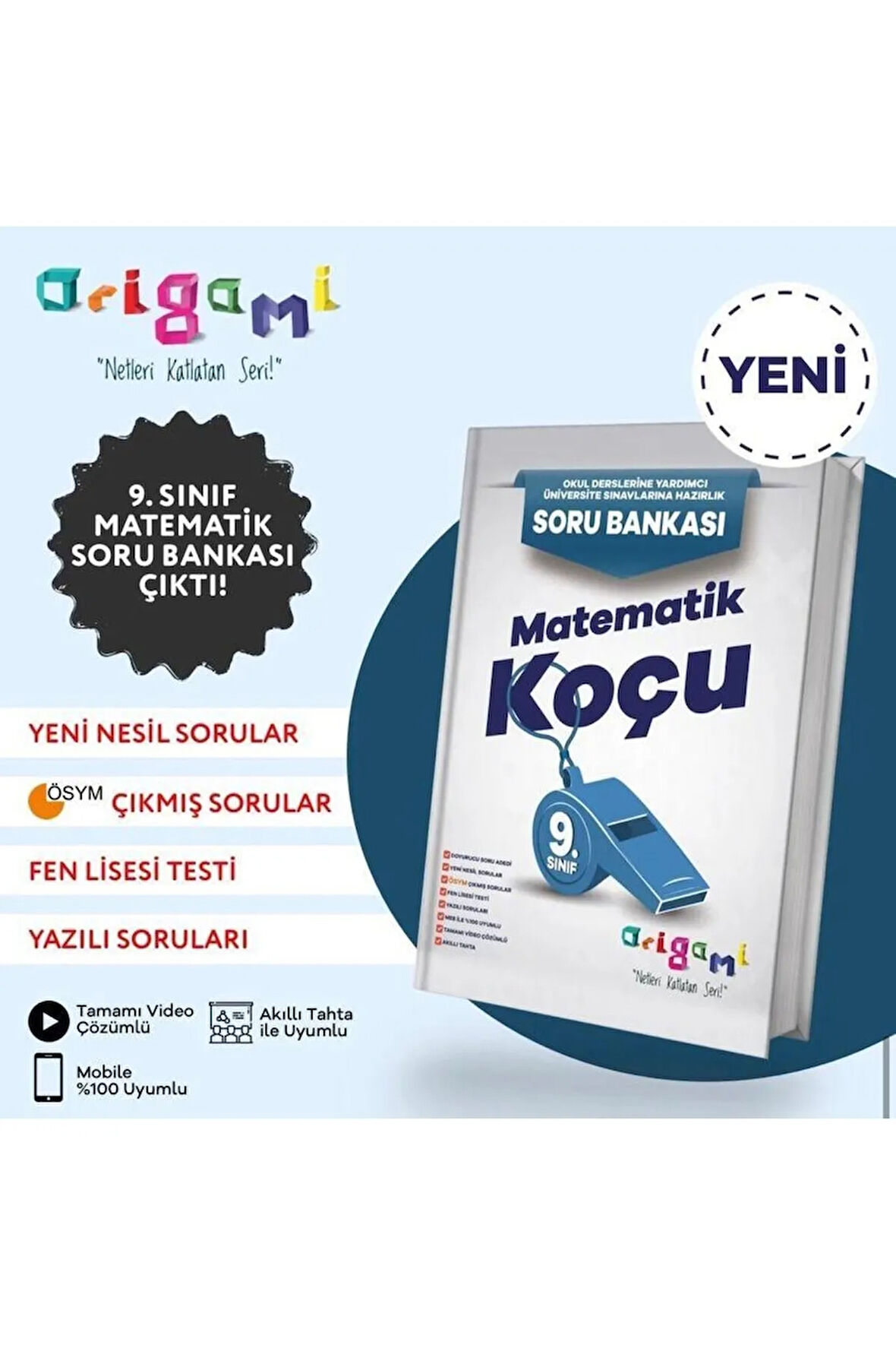 9. Sınıf Origami Matematik Soru Bankası(yeni Baskı)