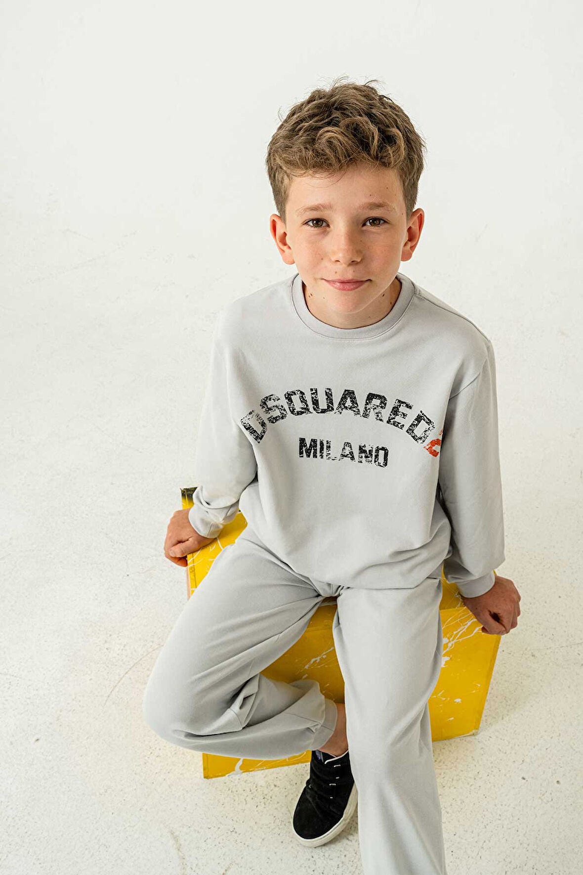 Çift Cepli Pamuklu 2 Parça Erkek Çocuk Eşofman Takımı