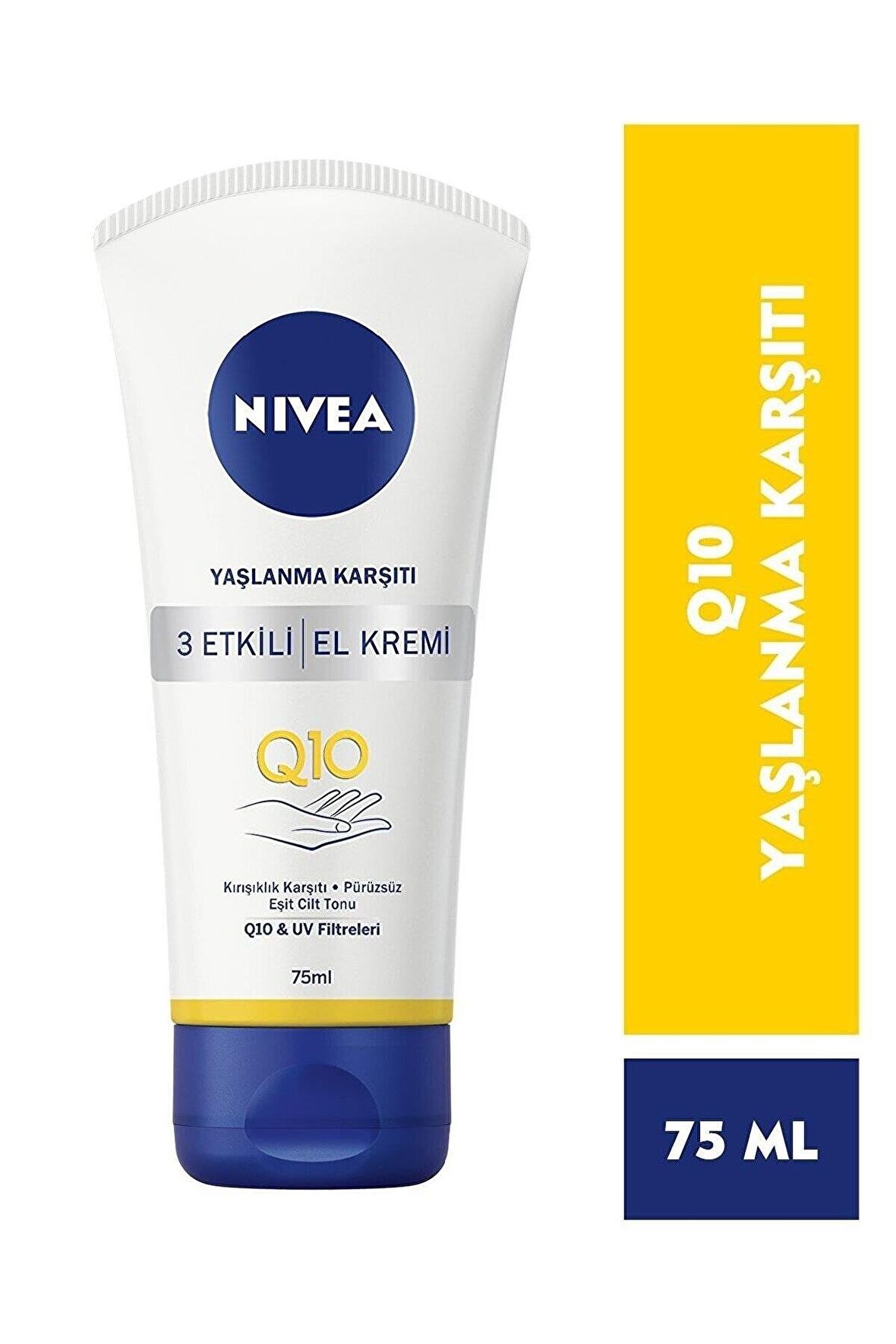 Nivea El Kremi Anti Age Care Q10 Tüp 75 Ml