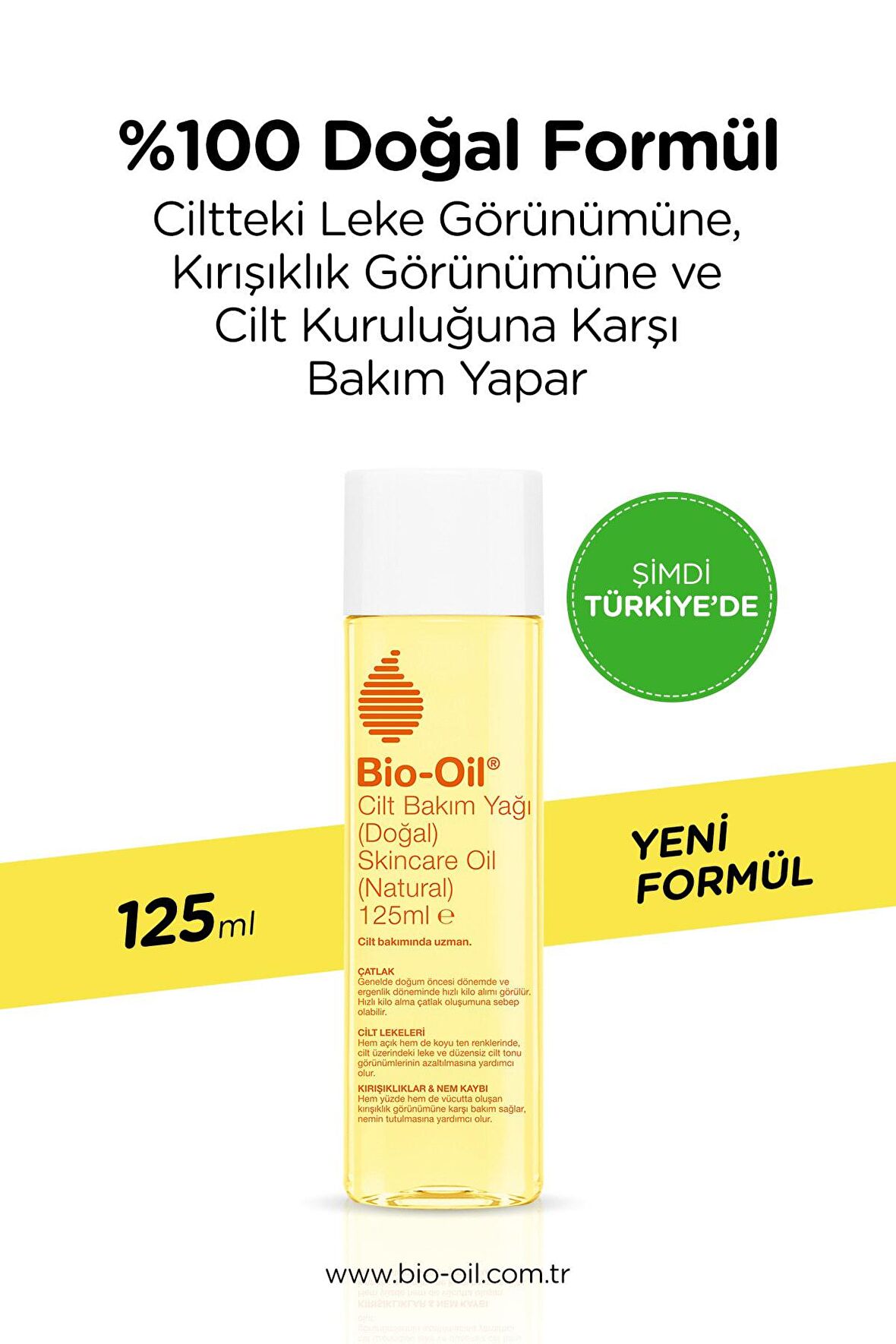 Bio-Oil Natural Cilt Bakım Yağı 125 Ml