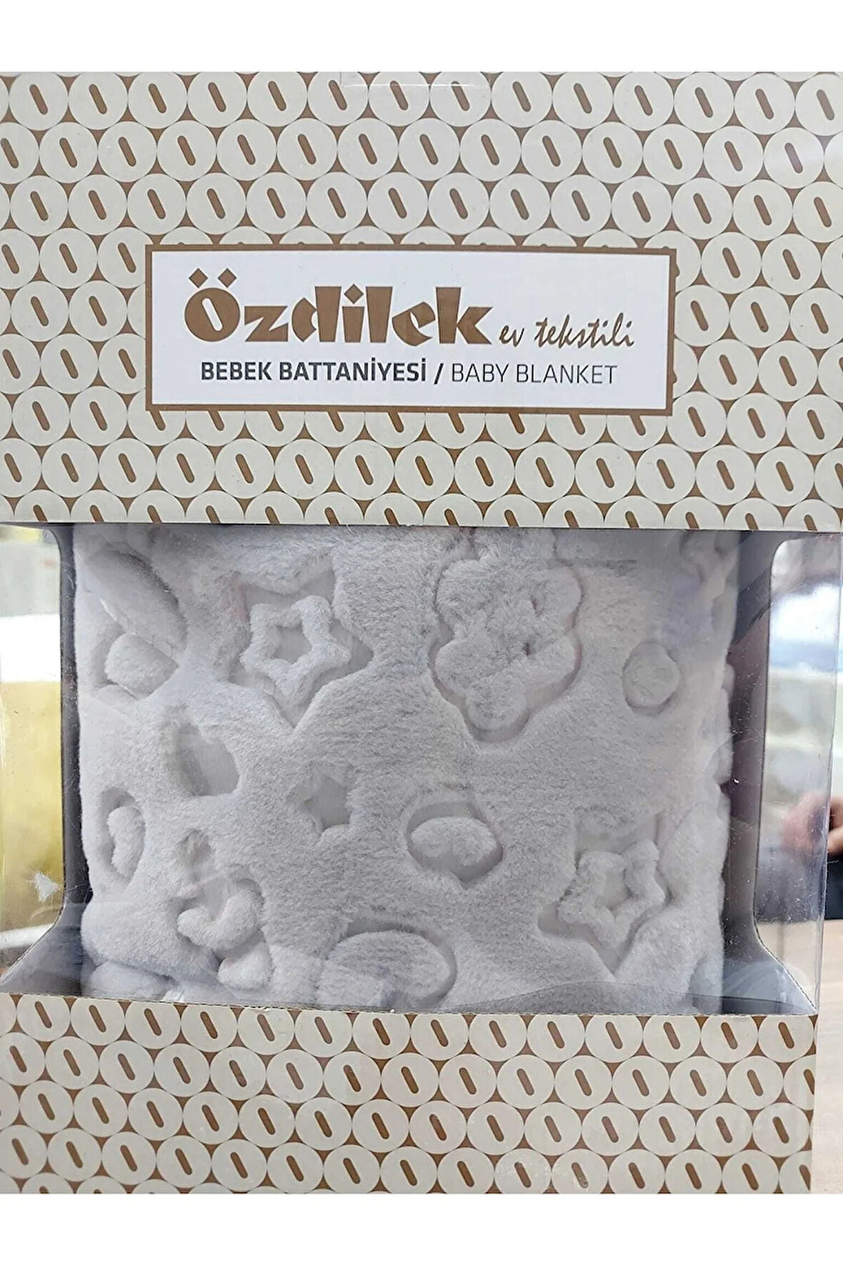 ÖZDİLEK BEBE EMBOS BATTANİYE 100X200 A.GRİ(Y)