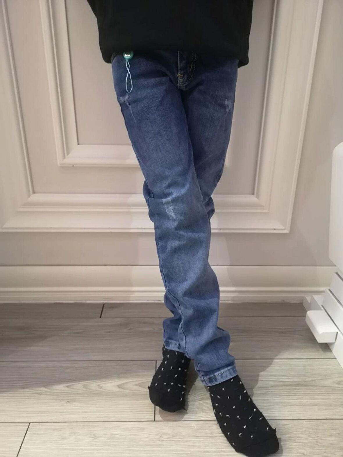 Booss Erkek Çocuk Denim Kot Pantolon Açık Mavi 4919