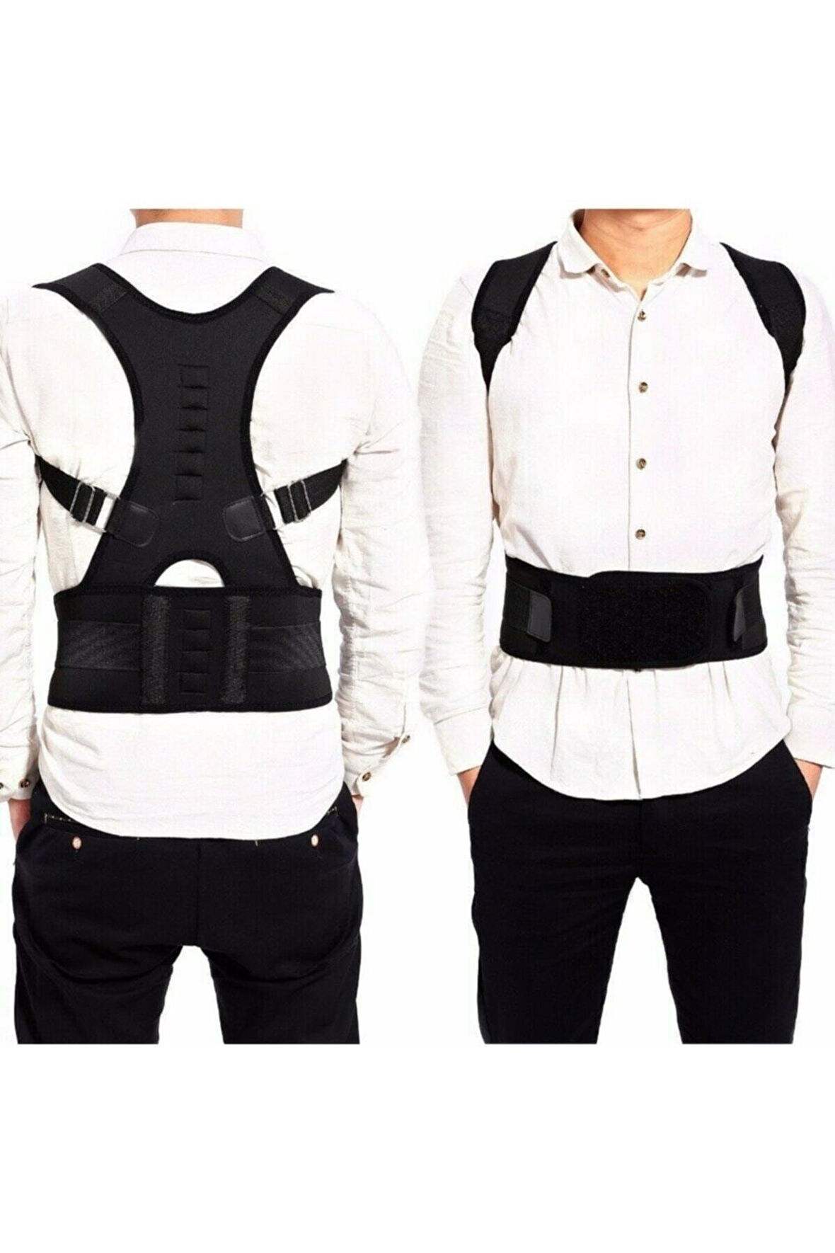 Dik Duruş Korsesi Bel Omuz Kamburluk Önleyici Sırt Kemeri Aparatı Spor Dik Durma Korsesi