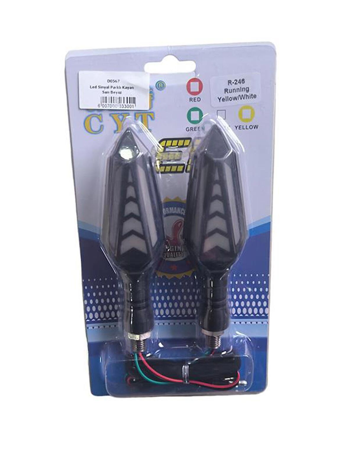 Led Sinyal Parklı Kayan Sarı Beyaz