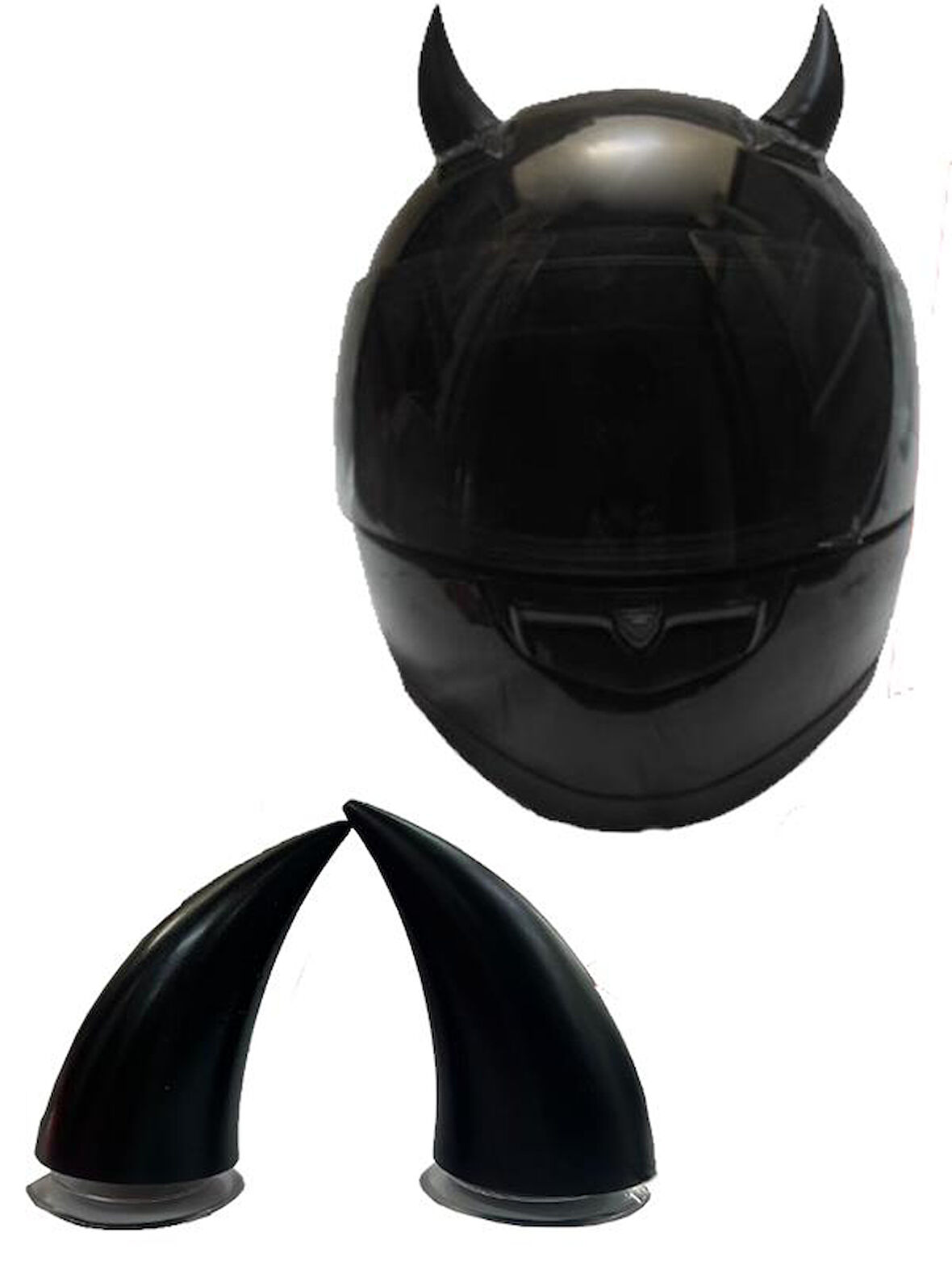 KASK BOYNUZU BÜYÜK BOY SİYAH MODEL-1